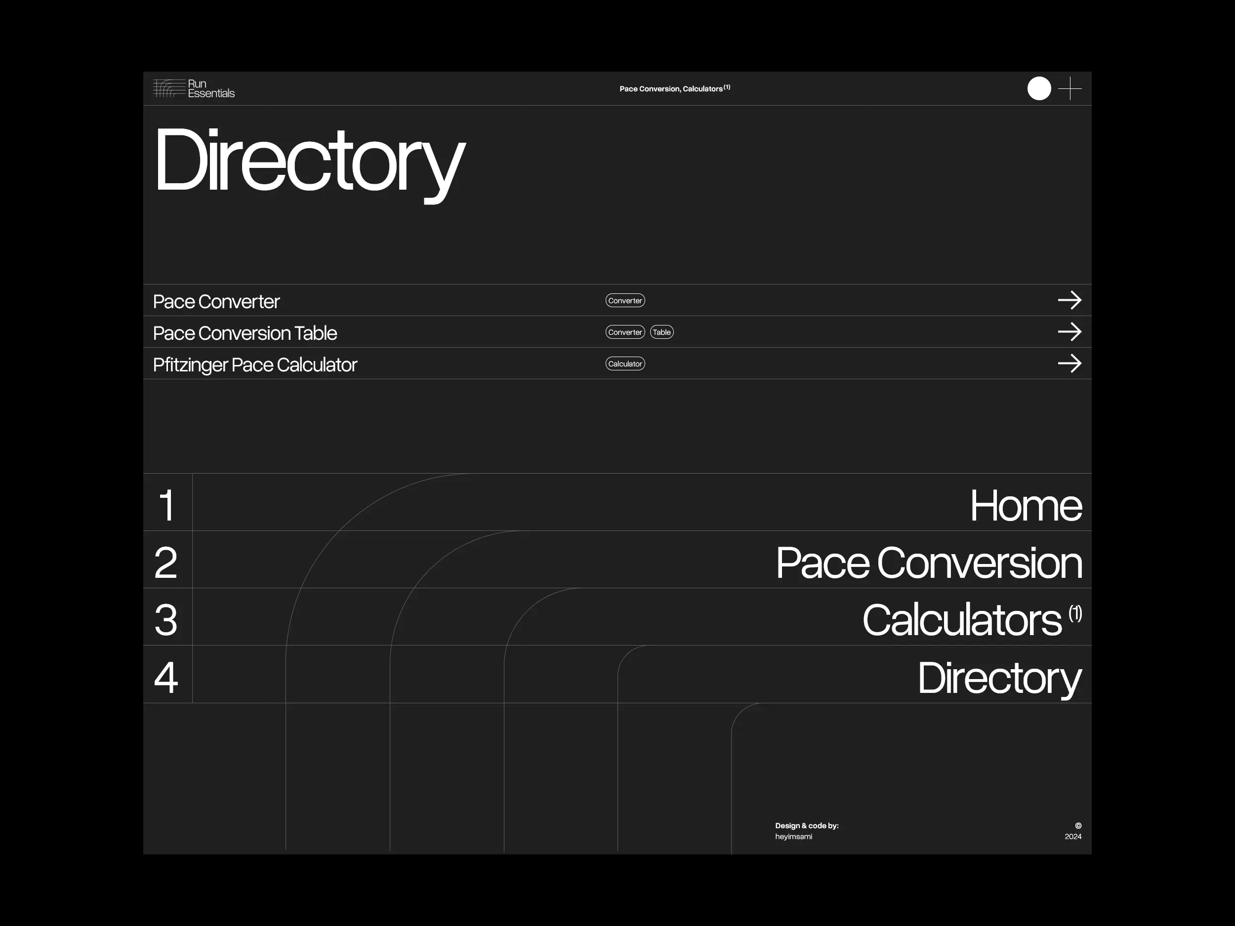 Run Essentials - Directory