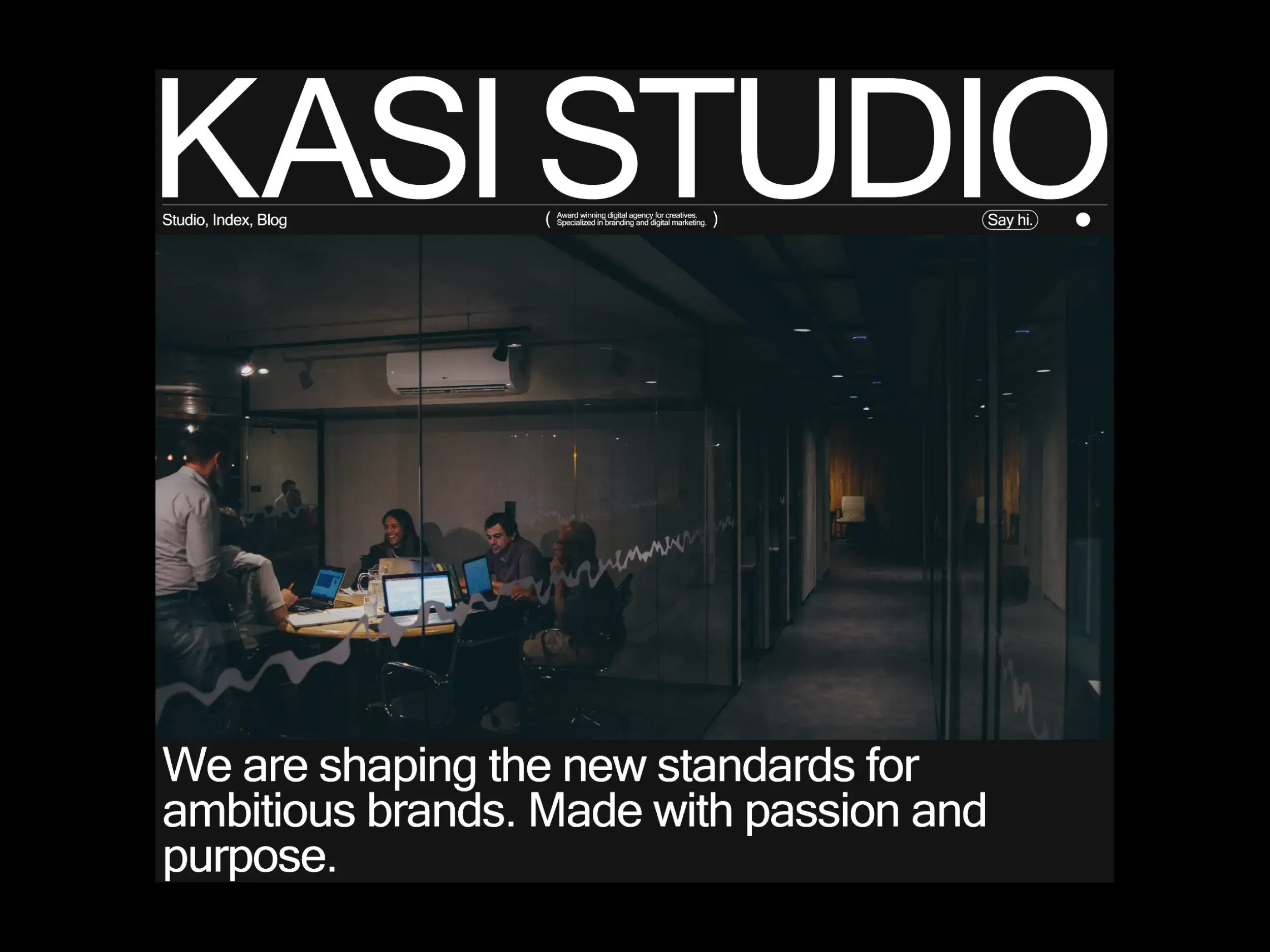 KASI STUDIO - Frontpag